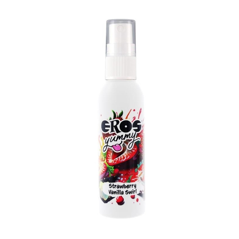 Eros Spray Corporel à Lécher Yummy Fraise Vanille 50 ml